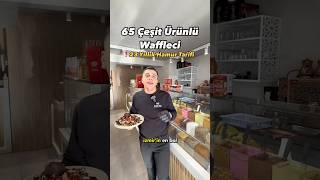 ️23 Yıllık Waffle Tarifi | 65 Çeşit Ürünlü Wafflecı #shots #food #delicious