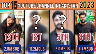 Pakistan Top 15 Most Subscribed YouTube Channels in 2023