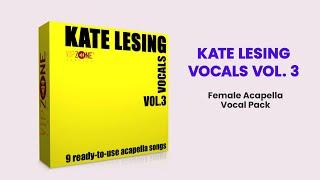 Kate Lesing Vocals Vol. 3 - Vocal Samples - Acapella Vocals - VIPZONE SAMPLES #samplepack #acapella