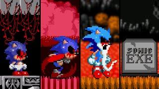 Baby Sonic.EXE- Adult Sonic.EXE- Old Sonic.EXE- Dead Sonic.EXE