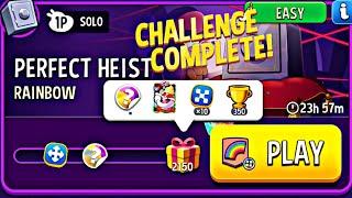 rainbow square matches solo challenge | match masters | rainbow solo today