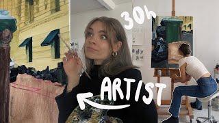 realistic art studio week in my life as an artist