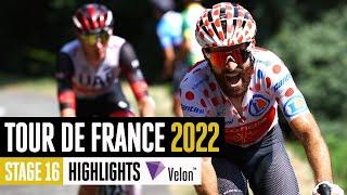 GC battle ignites in the Pyrenees | Tour de France 2022 Stage 16 Highlights