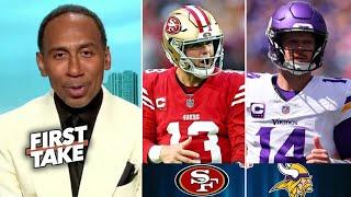 FIRST TAKE | Vikings are NOT enough for Brock Purdy - Stephen A. Smith belives 49ers win Week 2