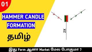 Hammer candlestick pattern | How to use ? | Candlestick Tutorials -01 | Tamil | Share Market Academy