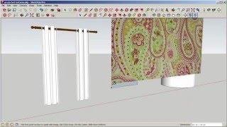 SketchUp: Texture and Add Text To Curved Surfaces
