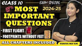 Class 10 English Important Questions 2024-25 | Half yearly/ Pre-Boards | Class 10 English