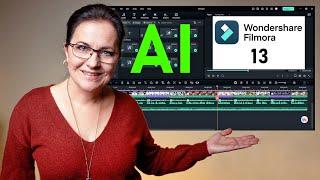 THE FUTURE OF AI VIDEO EDITING IS HERE! What's new in Wondershare Filmora 13?