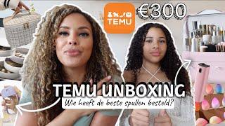 DEEL 2 | OMG Gigantische €300 TEMU UNBOXING‼️ Wie heeft de beste spullen besteld?