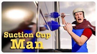 Suction Cup Man! | 4K