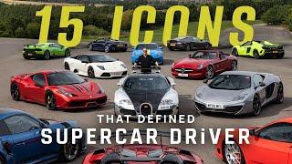 15 Supercar ICONS that Defined Supercar Driver | 4K