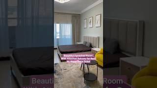 Fully Furnished Room with Attached Balcony for Rent in AL Rigga Deira #shorts | Dubai