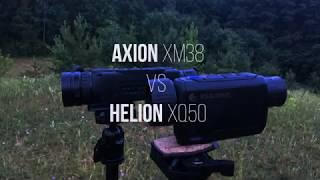 AXION XM38 vs HELION XQ50 - Comparison of Pulsar thermal imagers