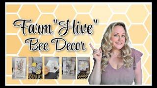 FARMHIVE BEE Decor on a budget | Dollar Tree DIYs