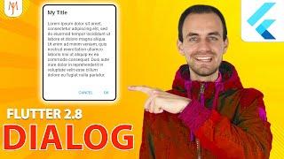 Flutter Tutorial - Create Pop-up Dialog Widget [2022]
