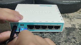 How to Reset MikroTik RB750Gr3 Hex router | Reset Mikrotik Router Hex | ITC Tutorial