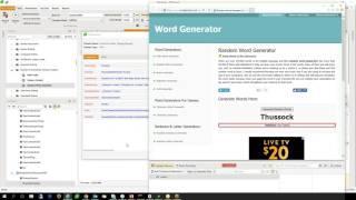 Test Studio Tutorial - Random Word Extract Contact Creation