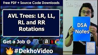 AVL Trees - LL LR RL and RR rotations