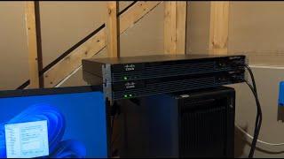 Cisco Homelab Dial-Up and T1 Setup with Halo LAN Party over Dial-Up.