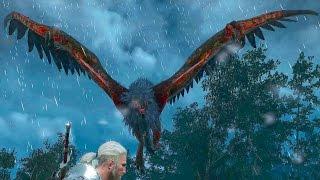 Witcher 3: Opinicus the Archgriffin Boss Fight (Hard Mode) (4K 60fps)
