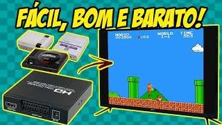 GAMES ANTIGOS + TVs MODERNAS - DICA BOA e BARATA!