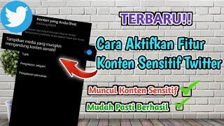 TERBARU!! Cara Mengubah Pengaturan Konten Sensitif Di Twitter