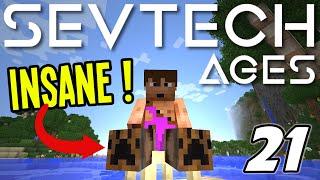 Minecraft Sevtech: Ages - AMAZING WILD DOG BOOTS!! (Modded Survival) - Ep. 21