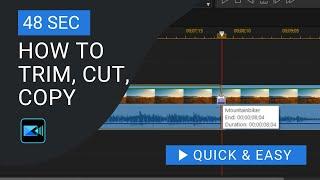 How to Trim Cut and Copy Video in PowerDirector