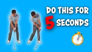 Do THIS for 5 Seconds Before you Swing the Golf Club