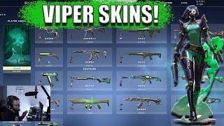 BEST VALORANT SKINS FOR VIPER - THE VIPER MAIN SKIN COLLECTION!