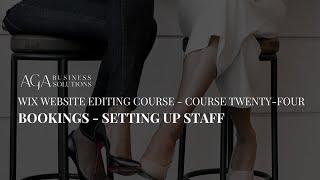 Wix Website Bookings - Setting Up Staff | Step-by-Step Tutorial for Beginners