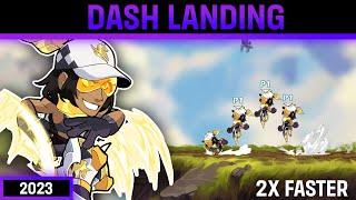 How to Dash Land & Dash Skipping In Brawlhalla! (NEW Movement Tech)