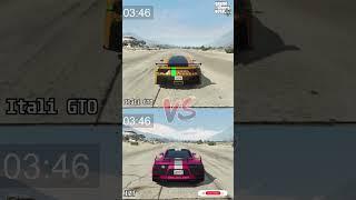 The Ultimate Showdown: GTA 5 10F VS Itali GTO #shorts #gta5 #gta5shorts