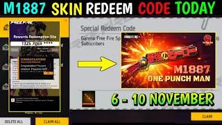 FREE FIRE REDEEM CODE TODAY 6 NOVEMBER REDEEM CODE FREE FIRE | FF REDEEM CODE TODAY 6 NOVEMBER FF