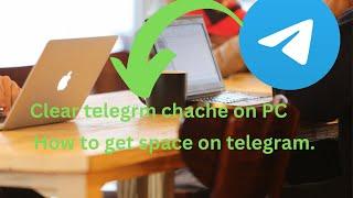 How to clear cache on telegram desktop/ pc / window #telegram #smooth