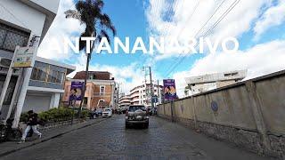 DRIVING DOWNTOWN ANTANANARIVO 2024  4K⁶⁰