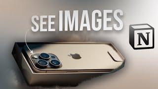 How to See Images on Notion on iPhone (tutorial)