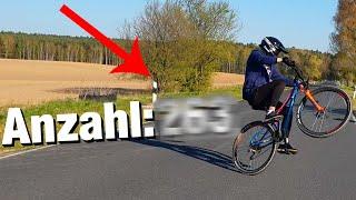 Challenge: Wie VIELE Wheelies im KREIS schaffe ich? | + OUTTAKES | LifeOnBike