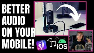 Connect External Mic to Mobile (Android/iOS) for Smule, Music, Video