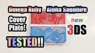 Pokemon Cover Plate for New 3DS TESTED! [Omega Ruby/Alpha Sapphire]