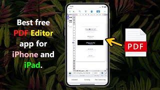 Best free PDF Editor app for iPhone and iPad.