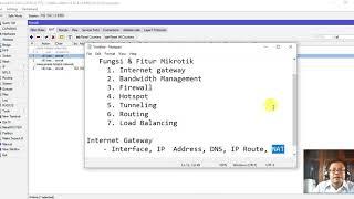 Pengenalan Menu & Fitur yang ada di Mikrotik | Untuk yang baru mengenal Mikrotik