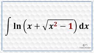 int (ln (x+sqrt(x^2 -1))