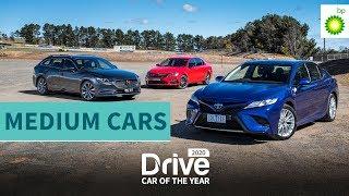 2020 Best Medium Car: Toyota Camry,  Mazda 6, Skoda Octavia | 2020 Drive Car of the Year