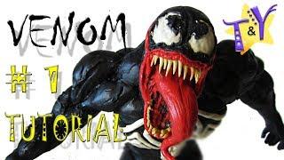 Как слепить Венома из пластилина Туториал 1 Venom from clay Tutorial 1