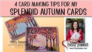 4 Tips for making Splendid Autumn Cards with the Grove Dies