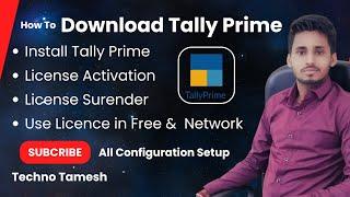 download tally | License Activate #tallyprime @technotamesh