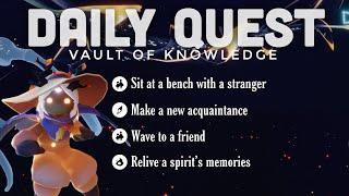 Daily Quest in Vault of Knowledge | sky children of the light | Noob Mode