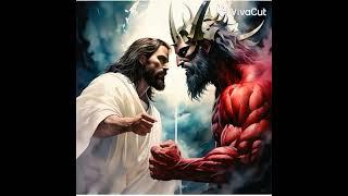 Jesus vs satan ️️ #jesus #god #catholic #christian