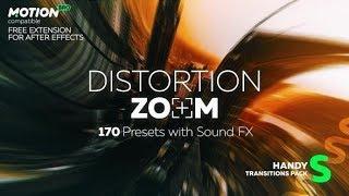 Distortion Zoom Transitions  After Effects Template  AE Templates